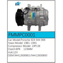 PartzBiz CE FMMPC0001 - Compressor for Porsche - FMMPC0001 PartzBiz CE FMMPC0001 - Compressor for Porsche - FMMPC0001