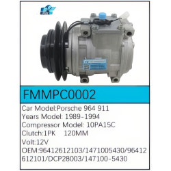 PartzBiz CE FMMPC0002 - Compressor for Porsche - FMMPC0002 PartzBiz CE FMMPC0002 - Compressor for Porsche - FMMPC0002