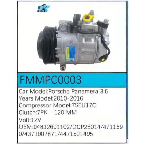 PartzBiz CE: -Compressor for Porsche - FMMPC0003 PartzBiz CE: -Compressor for Porsche - FMMPC0003