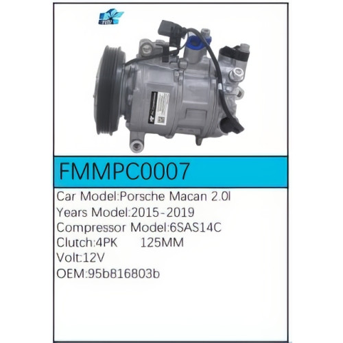 PartzBiz CE: -Compressor for Porsche - FMMPC0007 PartzBiz CE: -Compressor for Porsche - FMMPC0007