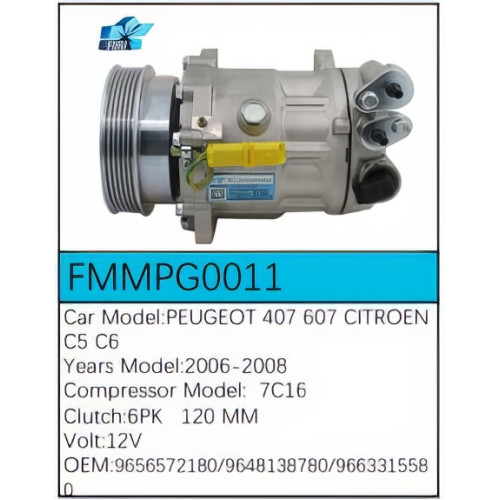 PartzBiz CE: -สำหรับคอมเพรสเซอร์ Peugeot - FMMPG0011 PartzBiz CE: -สำหรับคอมเพรสเซอร์ Peugeot - FMMPG0011