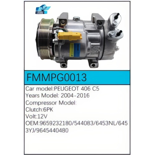 PartzBiz CE: -สำหรับคอมเพรสเซอร์ Peugeot - FMMPG0013 PartzBiz CE: -สำหรับคอมเพรสเซอร์ Peugeot - FMMPG0013
