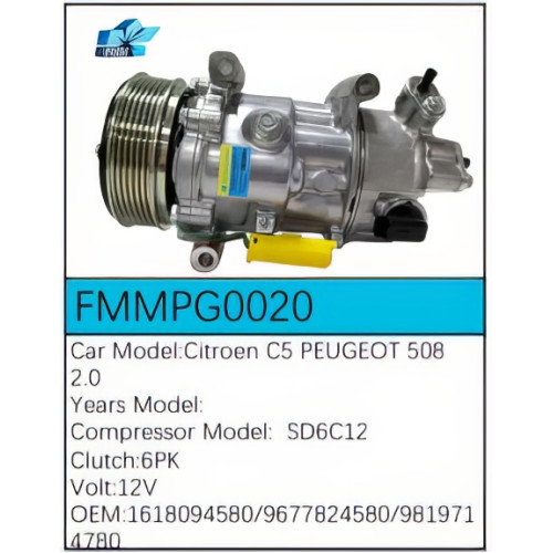 PartzBiz CE: -สำหรับคอมเพรสเซอร์ Peugeot - FMMPG0020 PartzBiz CE: -สำหรับคอมเพรสเซอร์ Peugeot - FMMPG0020