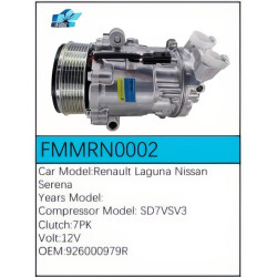 PartzBiz CE FMMRN0002 - Compressor for Renault - FMMRN0002 PartzBiz CE FMMRN0002 - Compressor for Renault - FMMRN0002