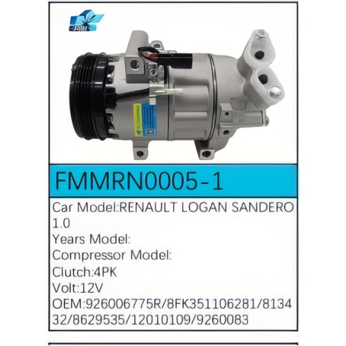 PartzBiz CE: -สำหรับคอมเพรสเซอร์ Renault - FMMRN0005-1 PartzBiz CE: -สำหรับคอมเพรสเซอร์ Renault - FMMRN0005-1