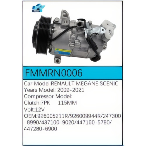 PartzBiz CE: -Compressor for  Renault - FMMRN0006