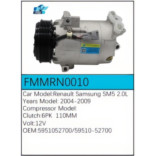 PartzBiz CE: -สำหรับคอมเพรสเซอร์ Renault - FMMRN0010 PartzBiz CE: -สำหรับคอมเพรสเซอร์ Renault - FMMRN0010