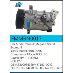 PartzBiz CE FMMRN0017 - สำหรับคอมเพรสเซอร์ Renault - FMMRN0017 PartzBiz CE FMMRN0017 - สำหรับคอมเพรสเซอร์ Renault - FMMRN0017