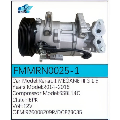 PartzBiz CE: -สำหรับคอมเพรสเซอร์ Renault - FMMRN0025-1 PartzBiz CE: -สำหรับคอมเพรสเซอร์ Renault - FMMRN0025-1