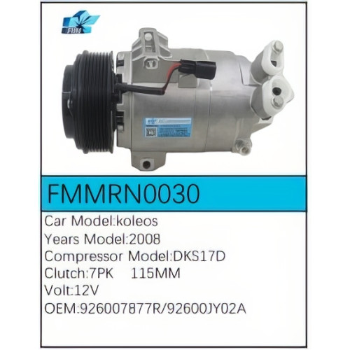 PartzBiz CE: -สำหรับคอมเพรสเซอร์ Renault - FMMRN0030 PartzBiz CE: -สำหรับคอมเพรสเซอร์ Renault - FMMRN0030
