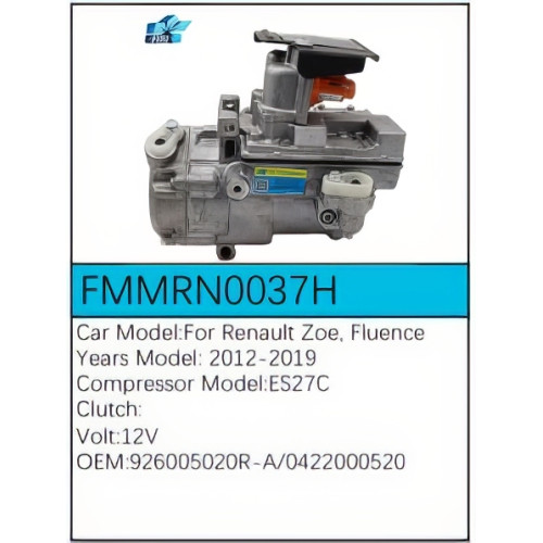 PartzBiz CE: -สำหรับคอมเพรสเซอร์ Renault - FMMRN0037H