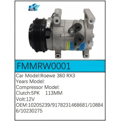 PartzBiz CE: -สำหรับคอมเพรสเซอร์ Roewe - FMMRW0001 PartzBiz CE: -สำหรับคอมเพรสเซอร์ Roewe - FMMRW0001