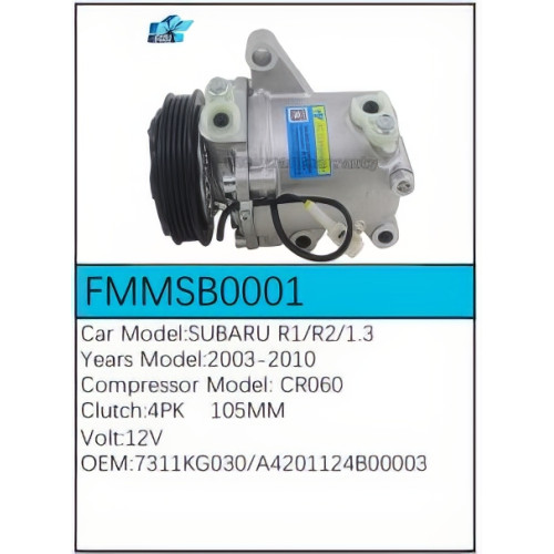 PartzBiz CE: -สำหรับคอมเพรสเซอร์ Subaru - FMMSB0001 PartzBiz CE: -สำหรับคอมเพรสเซอร์ Subaru - FMMSB0001
