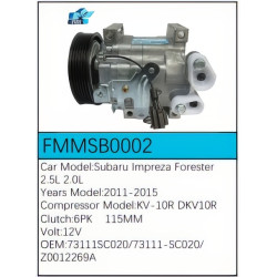 PartzBiz CE FMMSB0002 - สำหรับคอมเพรสเซอร์ Subaru - FMMSB0002 PartzBiz CE FMMSB0002 - สำหรับคอมเพรสเซอร์ Subaru - FMMSB0002