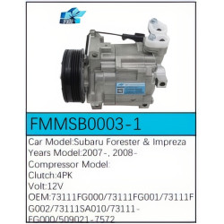 PartzBiz CE FMMSB0003-1 - สำหรับคอมเพรสเซอร์ Subaru - FMMSB0003-1 PartzBiz CE FMMSB0003-1 - สำหรับคอมเพรสเซอร์ Subaru - FMMSB0003-1