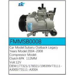 PartzBiz CE FMMSB0008 - สำหรับคอมเพรสเซอร์ Subaru - FMMSB0008 PartzBiz CE FMMSB0008 - สำหรับคอมเพรสเซอร์ Subaru - FMMSB0008