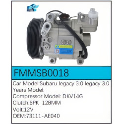 PartzBiz CE FMMSB0018 - สำหรับคอมเพรสเซอร์ Subaru - FMMSB0018 PartzBiz CE FMMSB0018 - สำหรับคอมเพรสเซอร์ Subaru - FMMSB0018