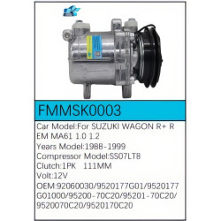 PartzBiz CE FMMSK0003 - สำหรับคอมเพรสเซอร์ Suzuki - FMMSK0003 PartzBiz CE FMMSK0003 - สำหรับคอมเพรสเซอร์ Suzuki - FMMSK0003