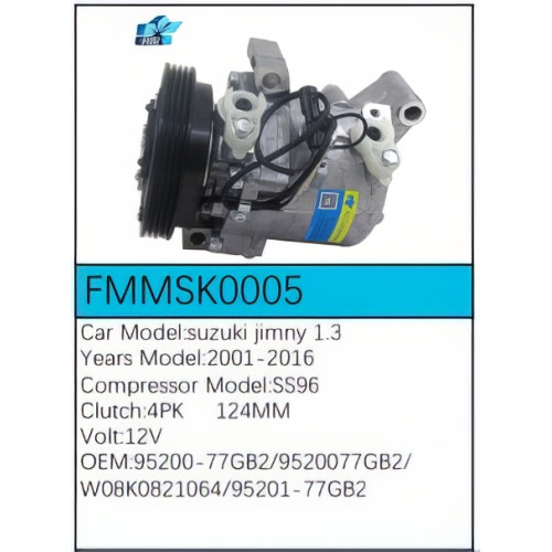 PartzBiz CE: -สำหรับคอมเพรสเซอร์ Suzuki - FMMSK0005