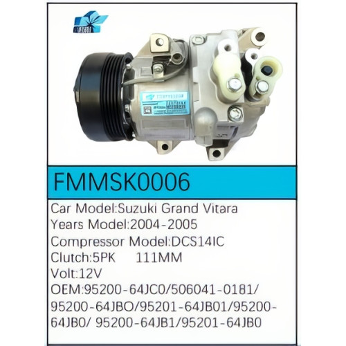 PartzBiz CE: -สำหรับคอมเพรสเซอร์ Suzuki - FMMSK0006 PartzBiz CE: -สำหรับคอมเพรสเซอร์ Suzuki - FMMSK0006