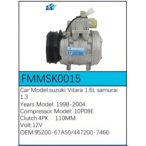 PartzBiz CE: -Compressor for Suzuki - FMMSK0015 PartzBiz CE: -Compressor for Suzuki - FMMSK0015