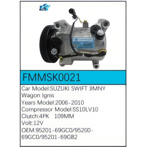 PartzBiz CE: -Compressor for Suzuki - FMMSK0021 PartzBiz CE: -Compressor for Suzuki - FMMSK0021