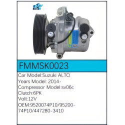 PartzBiz CE FMMSK0023 - Compressor for  Suzuki - FMMSK0023