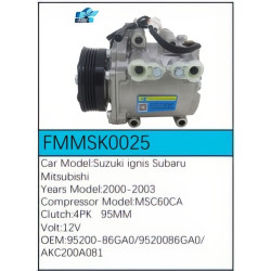 PartzBiz CE FMMSK0025 - Compressor for  Suzuki - FMMSK0025