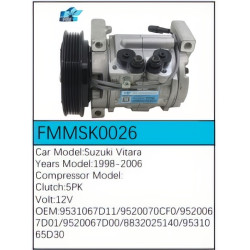 PartzBiz CE FMMSK0026 - Compressor for  Suzuki - FMMSK0026