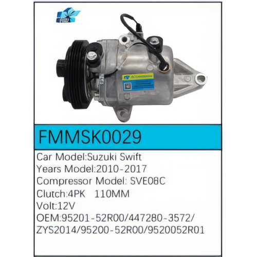 PartzBiz CE: -Compressor for Suzuki - FMMSK0029 PartzBiz CE: -Compressor for Suzuki - FMMSK0029