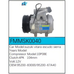 PartzBiz CE FMMSK0040 - Compressor for  Suzuki - FMMSK0040
