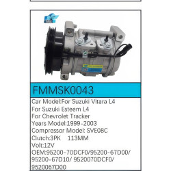 PartzBiz CE FMMSK0043 - สำหรับคอมเพรสเซอร์ Suzuki - FMMSK0043 PartzBiz CE FMMSK0043 - สำหรับคอมเพรสเซอร์ Suzuki - FMMSK0043