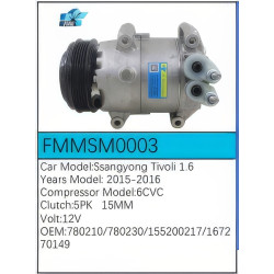 PartzBiz CE FMMSM0003 - สำหรับคอมเพรสเซอร์ SsangYong - FMMSM0003 PartzBiz CE FMMSM0003 - สำหรับคอมเพรสเซอร์ SsangYong - FMMSM0003