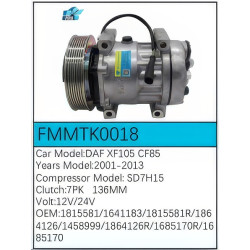 PartzBiz CE FMMTK0018 - Compressor for DAF - FMMTK0018 PartzBiz CE FMMTK0018 - Compressor for DAF - FMMTK0018