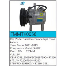 PartzBiz CE FMMTK0056 - Compressor for Daihatsu - FMMTK0056 PartzBiz CE FMMTK0056 - Compressor for Daihatsu - FMMTK0056