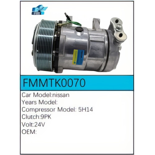 PartzBiz CE: -สำหรับคอมเพรสเซอร์ Nissan - FMMTK0070 PartzBiz CE: -สำหรับคอมเพรสเซอร์ Nissan - FMMTK0070
