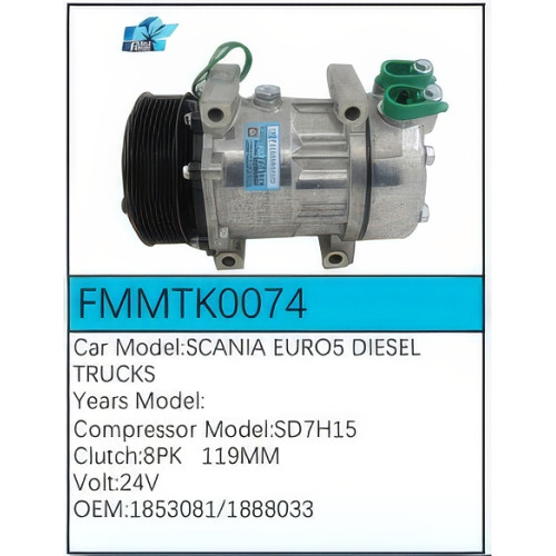 PartzBiz CE: -สำหรับคอมเพรสเซอร์ Scania - FMMTK0074 PartzBiz CE: -สำหรับคอมเพรสเซอร์ Scania - FMMTK0074