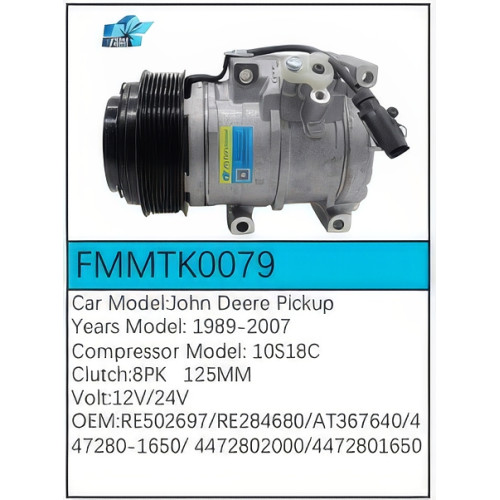 PartzBiz CE: -Compressor for John Deere - FMMTK0079 PartzBiz CE: -Compressor for John Deere - FMMTK0079