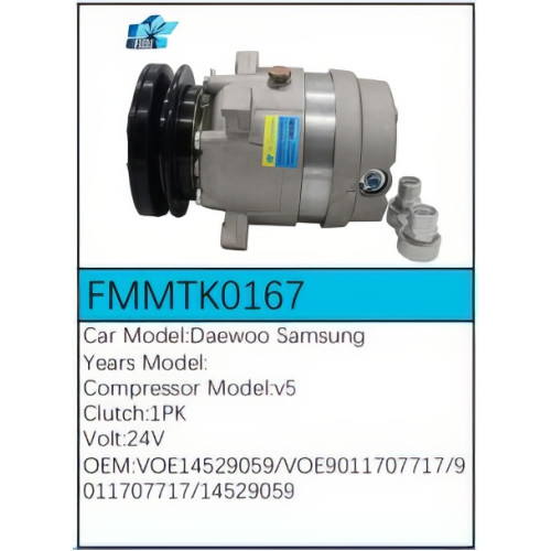 PartzBiz CE: -สำหรับคอมเพรสเซอร์ Daewoo - FMMTK0167 PartzBiz CE: -สำหรับคอมเพรสเซอร์ Daewoo - FMMTK0167