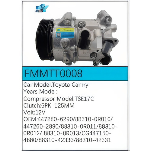 PartzBiz CE: -Compressor for Toyota - FMMTT0008 PartzBiz CE: -Compressor for Toyota - FMMTT0008
