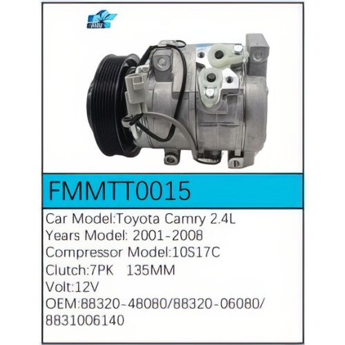 PartzBiz CE: -สำหรับคอมเพรสเซอร์ Toyota - FMMTT0015 PartzBiz CE: -สำหรับคอมเพรสเซอร์ Toyota - FMMTT0015