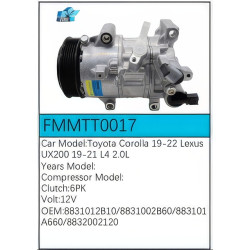 PartzBiz CE FMMTT0017 - สำหรับคอมเพรสเซอร์ Toyota - FMMTT0017 PartzBiz CE FMMTT0017 - สำหรับคอมเพรสเซอร์ Toyota - FMMTT0017