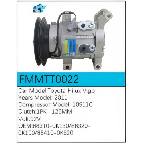 PartzBiz CE: -สำหรับคอมเพรสเซอร์ Toyota - FMMTT0022 PartzBiz CE: -สำหรับคอมเพรสเซอร์ Toyota - FMMTT0022