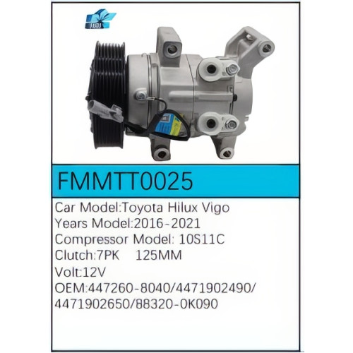 PartzBiz CE: -Compressor for  Toyota - FMMTT0025