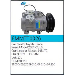 PartzBiz CE FMMTT0026 - สำหรับคอมเพรสเซอร์ Toyota - FMMTT0026 PartzBiz CE FMMTT0026 - สำหรับคอมเพรสเซอร์ Toyota - FMMTT0026