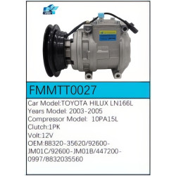 PartzBiz CE FMMTT0027 - สำหรับคอมเพรสเซอร์ Toyota - FMMTT0027 PartzBiz CE FMMTT0027 - สำหรับคอมเพรสเซอร์ Toyota - FMMTT0027