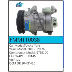 PartzBiz CE FMMTT0038 - สำหรับคอมเพรสเซอร์ Toyota - FMMTT0038 PartzBiz CE FMMTT0038 - สำหรับคอมเพรสเซอร์ Toyota - FMMTT0038