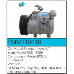PartzBiz CE FMMTT0048 - สำหรับคอมเพรสเซอร์ Toyota - FMMTT0048 PartzBiz CE FMMTT0048 - สำหรับคอมเพรสเซอร์ Toyota - FMMTT0048