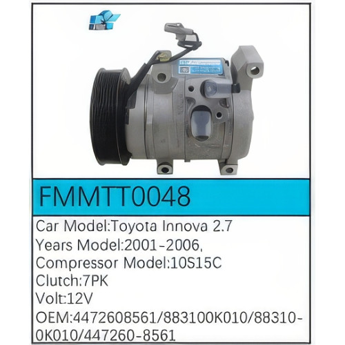 PartzBiz CE: -สำหรับคอมเพรสเซอร์ Toyota - FMMTT0048 PartzBiz CE: -สำหรับคอมเพรสเซอร์ Toyota - FMMTT0048