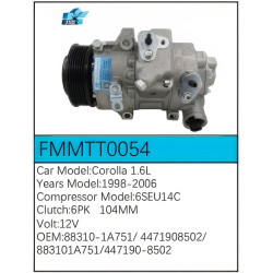 PartzBiz CE FMMTT0054 - สำหรับคอมเพรสเซอร์ Toyota - FMMTT0054 PartzBiz CE FMMTT0054 - สำหรับคอมเพรสเซอร์ Toyota - FMMTT0054